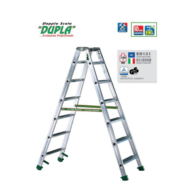 SCALA ALLUMINIO DUPLA FACAL