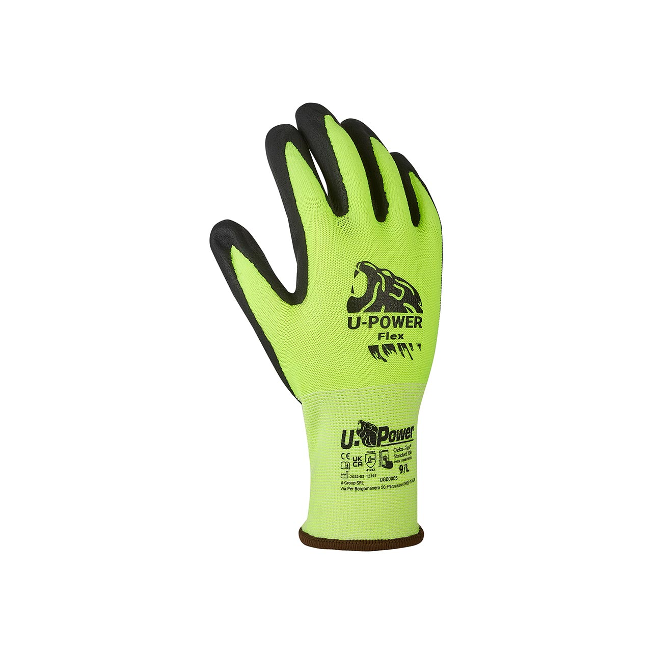 GUANTI DA LAVORO FLEX GIALLO FLUO UPOWER